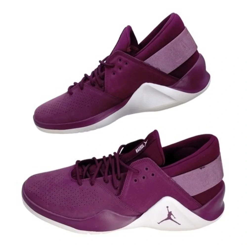 Nike Air Jordan Mens Flight Fresh Premium‎ AH6462 625 Maroon Basketball Mens 10